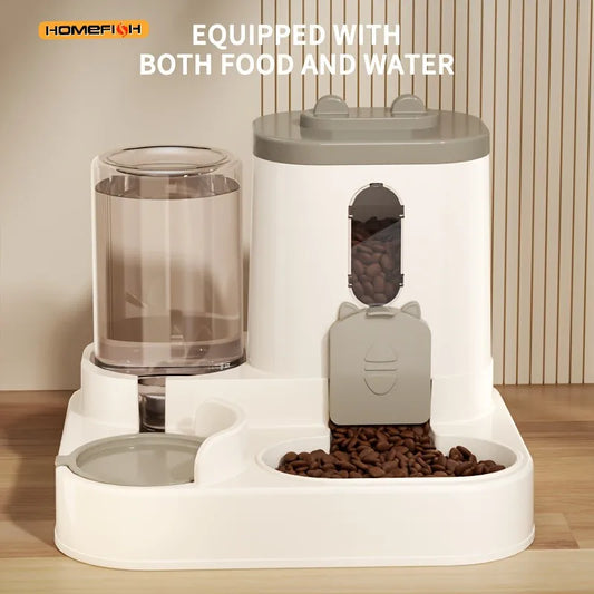 2-in-1 Automatic Cat/Dog Food & Water Dispenser
