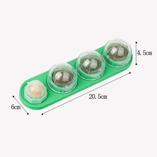 4-in-1 Rotating Catnip & Silver Vine Wall Toy