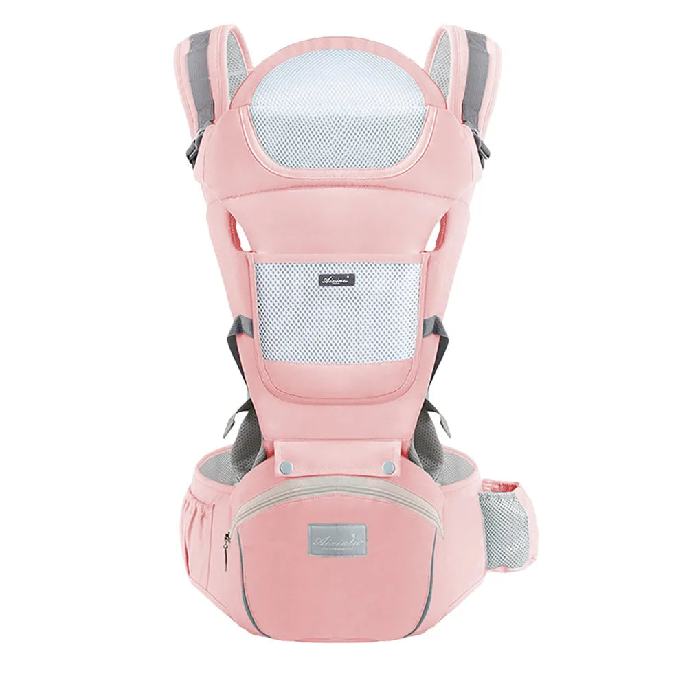 4-in-1 Ergonomic Baby Carrier with Hip Seat