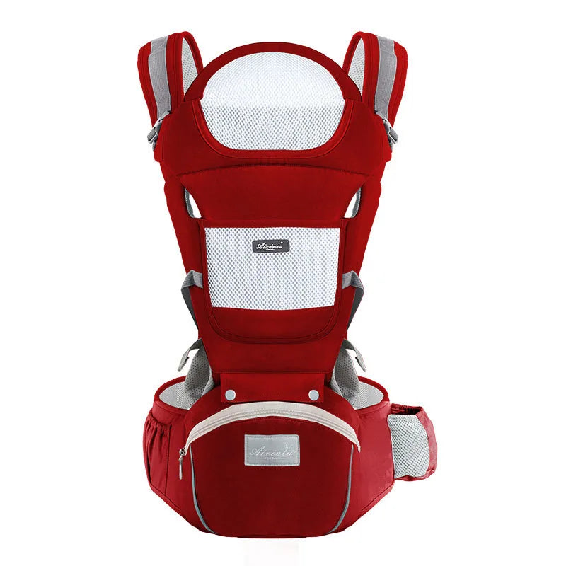 4-in-1 Ergonomic Baby Carrier with Hip Seat