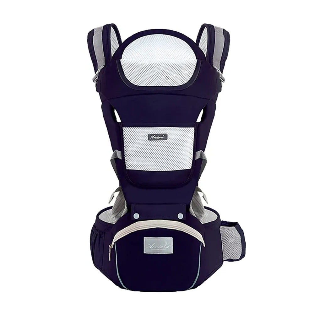 4-in-1 Ergonomic Baby Carrier with Hip Seat