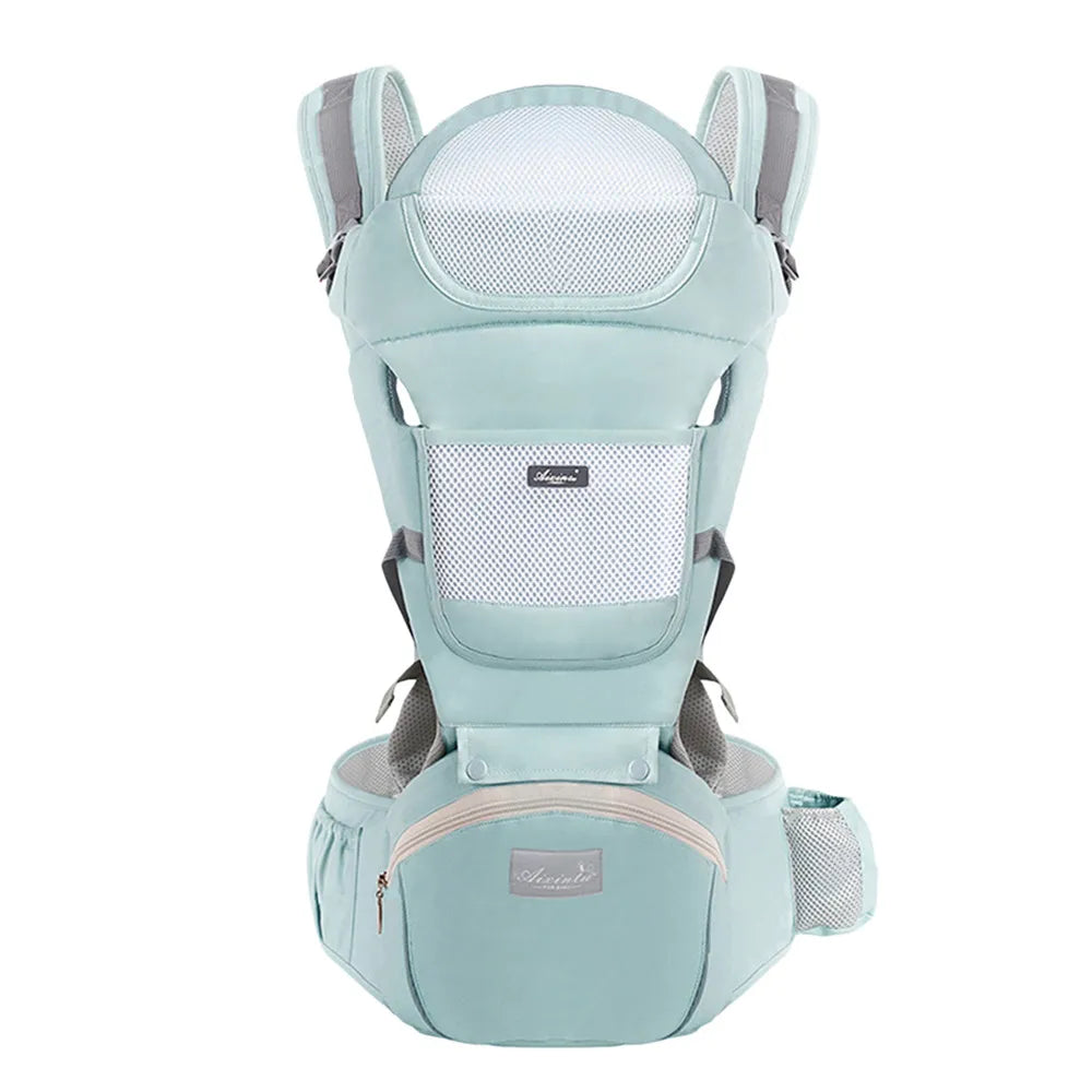 4-in-1 Ergonomic Baby Carrier with Hip Seat