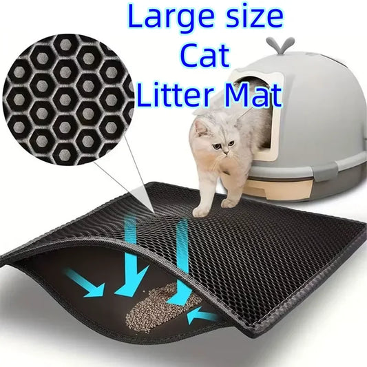 Waterproof Double-Layer Cat Litter Mat
