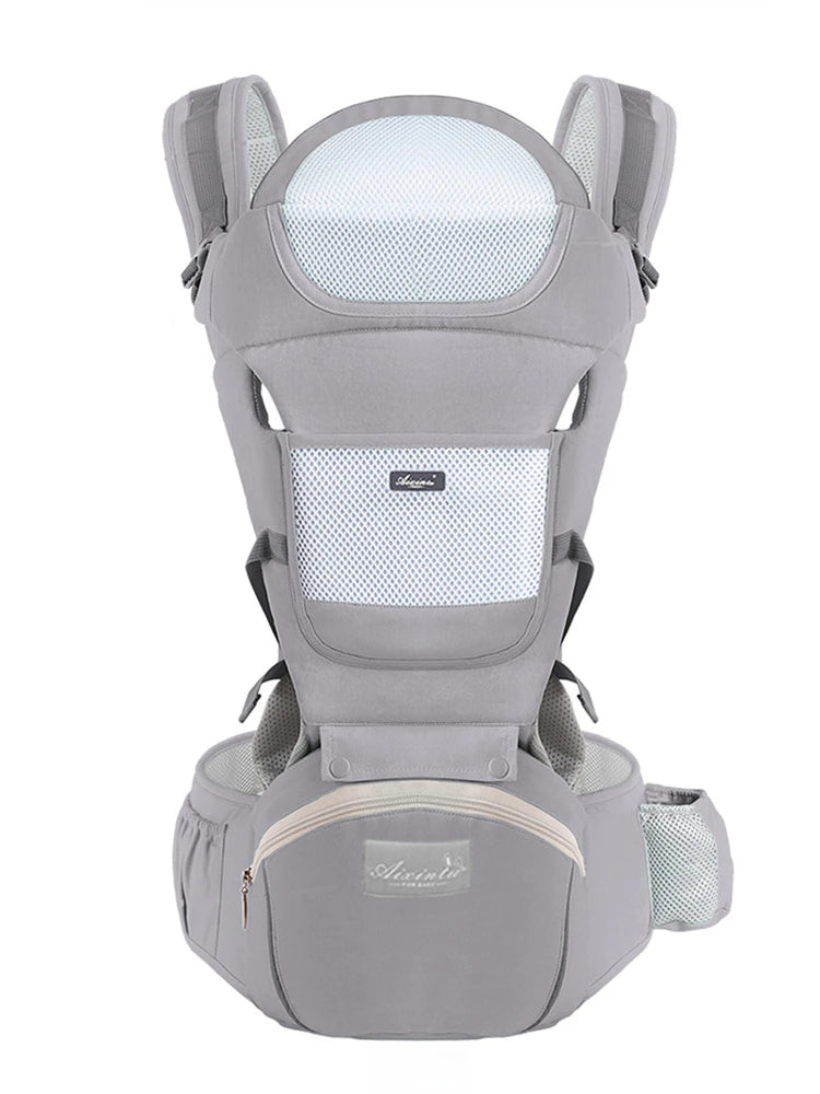 4-in-1 Ergonomic Baby Carrier with Hip Seat